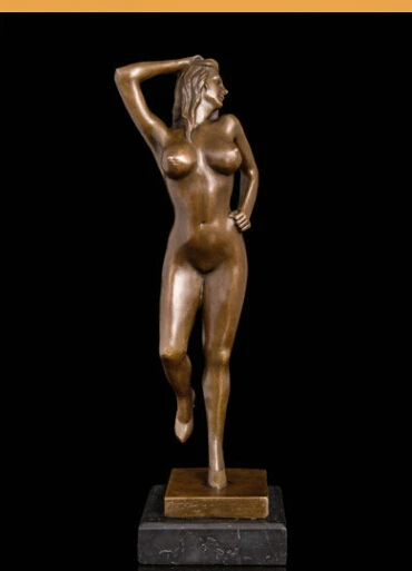 

Beautiful Art Decoration Sexy Naked Woman Bronze Statue