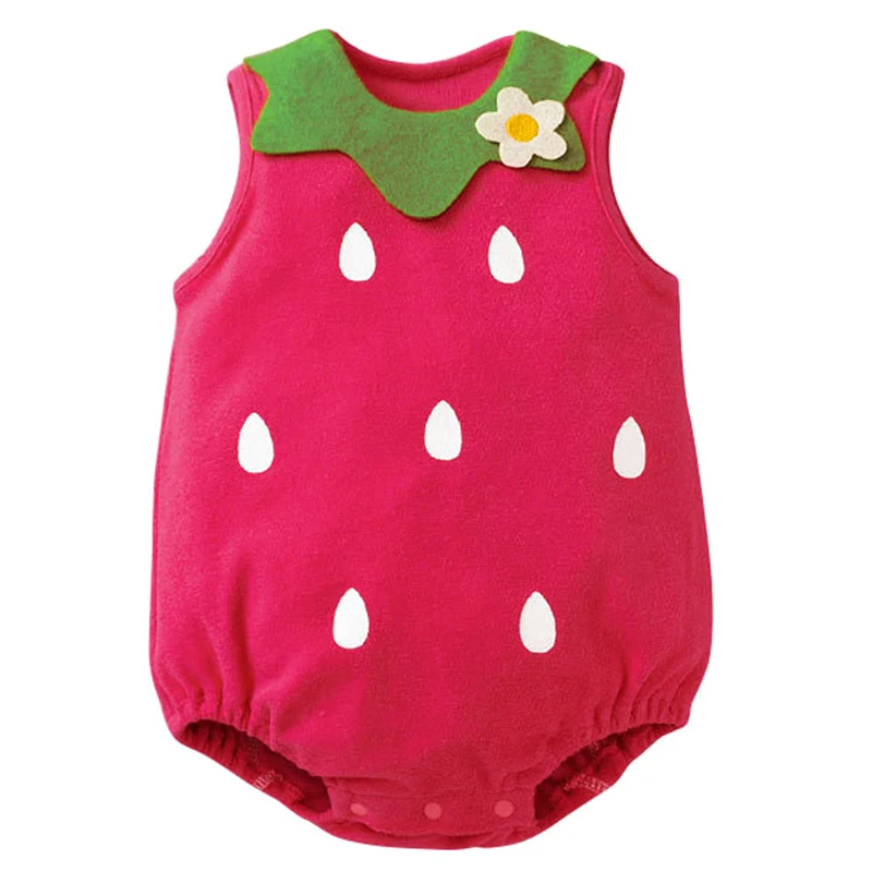 Cute Newborn Baby Girl Rompers Cartoon Animal Summer Clothing Sets Cotton Sleeveless Infant Jumpsuits Kids Boys Clothes | Детская одежда