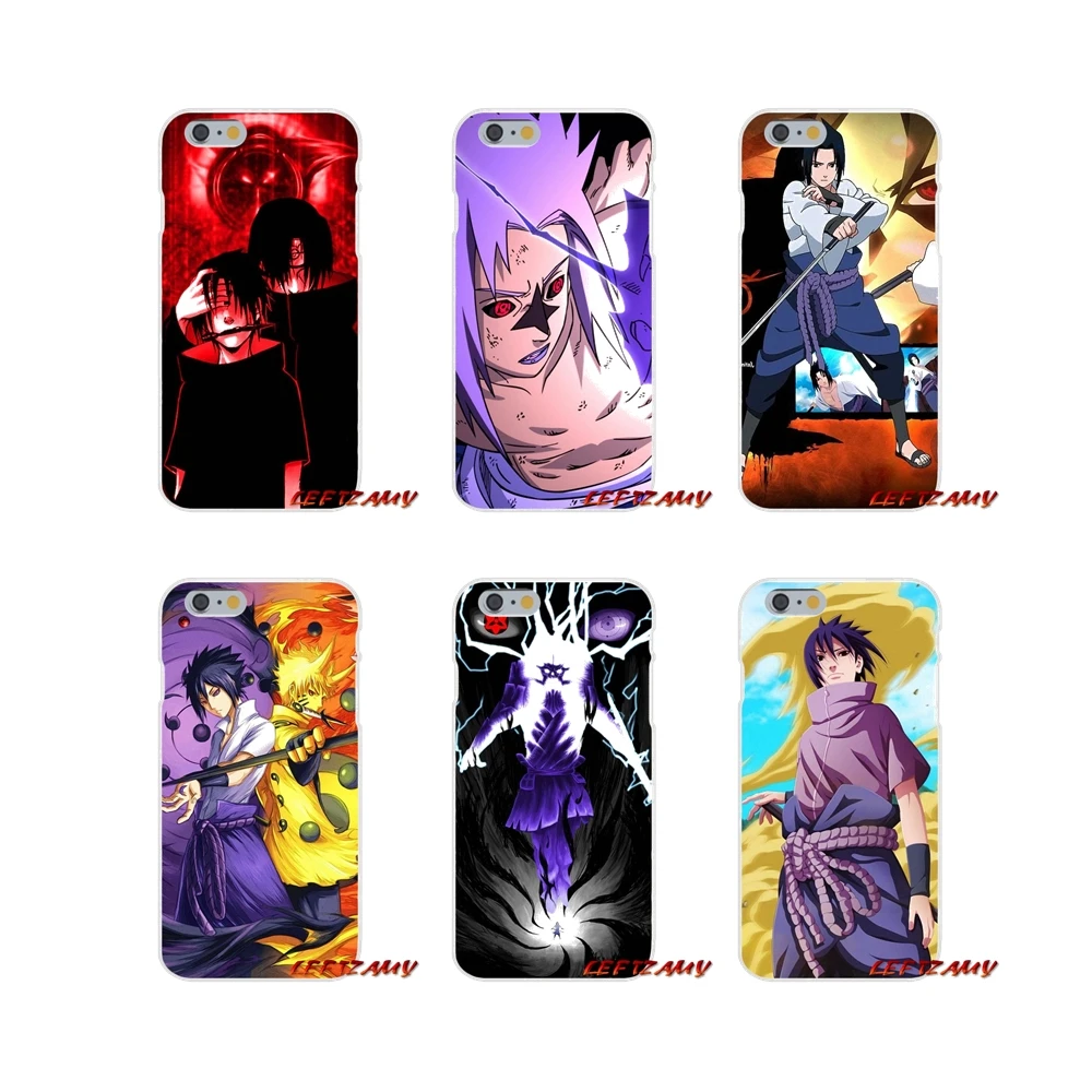 Для iPhone X XR XS MAX 4 4S 5 5S 5C SE 6 6S 7 8 Plus Sasuke аксессуары Naruto чехлы для телефонов | Мобильные