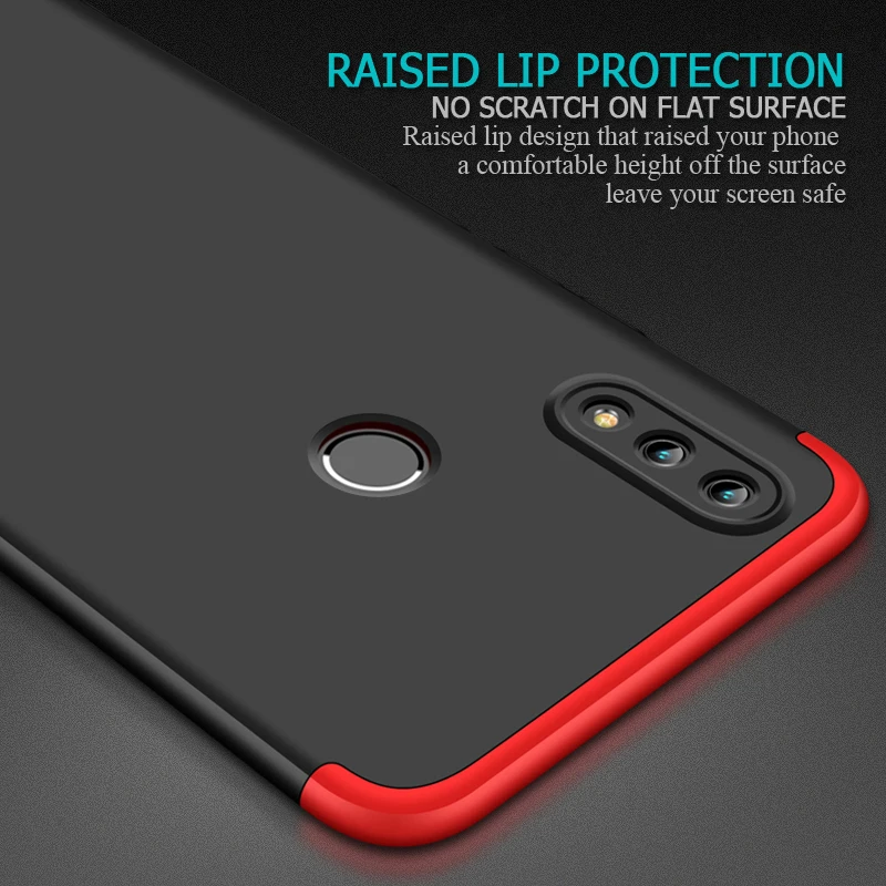 Huawei Honor 8X caso JSN-L21 L22 360 proteger Funda Huawei Honor 8X Max Caso 8 XMax de la contraportada de la PC para honoe X8 Honor8X Max cubierta