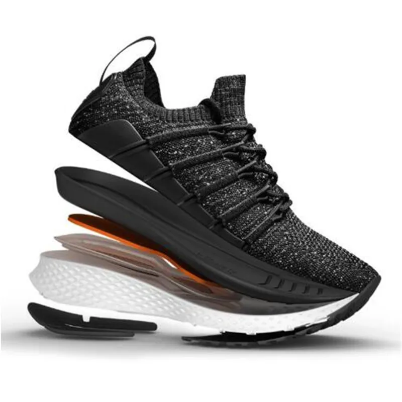  Xiaomi Mijia Smart Sports Shoes Sneaker 2 Uni-moulding Techinique Fishbone Lock System Elastic Knit