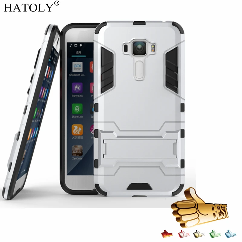 Чехол HATOLY для Asus Zenfone 3 ZE552KL Гибридный Силиконовый Резиновый жесткий чехол Z012D &lt |