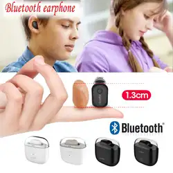 SHZONS U6/U6P Mini Bluetooth наушники-вкладыши Беспроводной вкладыши с микрофоном Невидимый громкой связи динамик для смартфонов