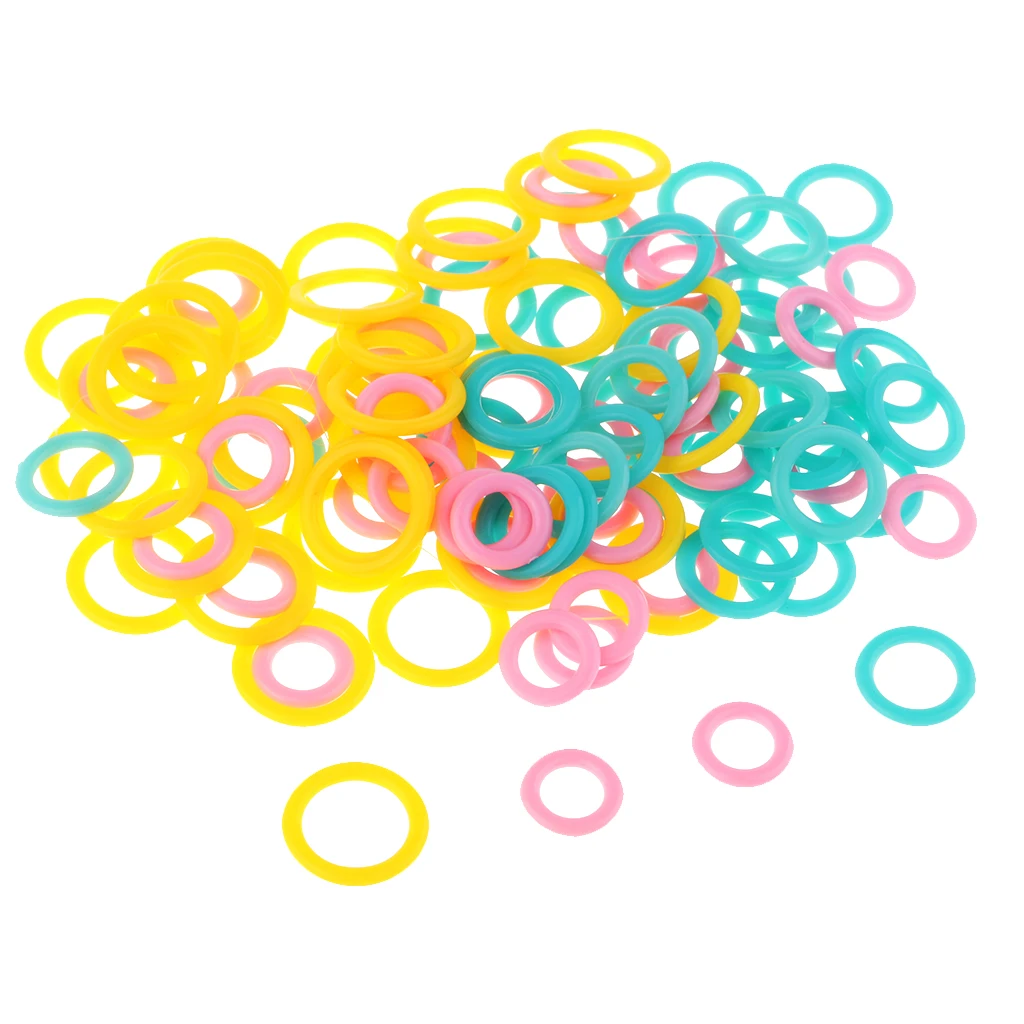 120 Pieces Crochet Stitch Marker Ring Knitting Stitch Marker Knitters Tools DIY Knit Knitting Accessories for Crocheting