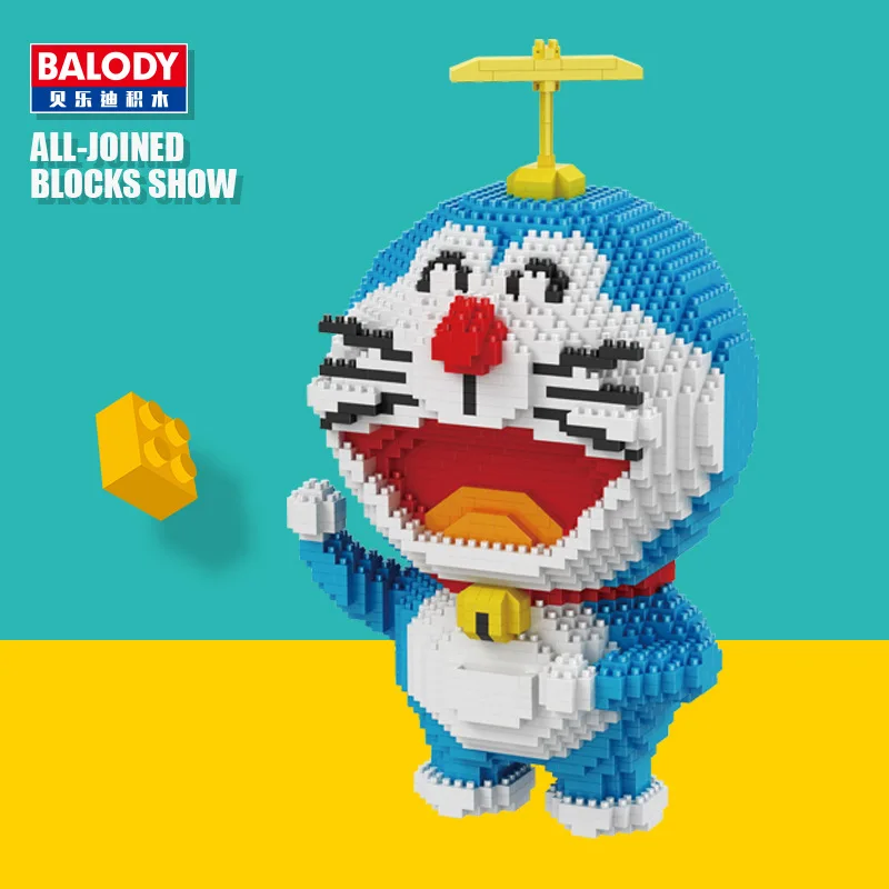 Balody 16027 мультфильм аниме Дораэмон синий кот животных Pet DIY 3D модель