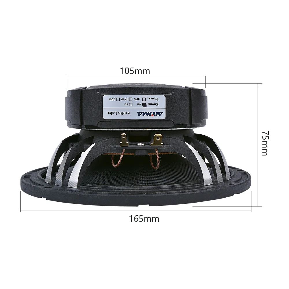 AIYIMA 6.5 Inch Car Horn Audio Midrange Bass