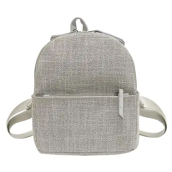 

ABDB-Women's backpack Straw Woven modern boho beach linen shoulder bags