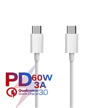 2 м USB-C зарядный кабель данных PD провод для быстрой зарядки для Apple iPad Macbook Pro samsung huawei Мобильный телефон Xiaomi Мощность шнур