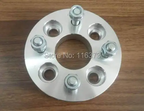 2 WHEEL ADAPTERS SPACERS 4X108MM (4X4.25&quot) / 4X100MM TO 4X114.3MM | 12X1.5 CB 71MM 15MM