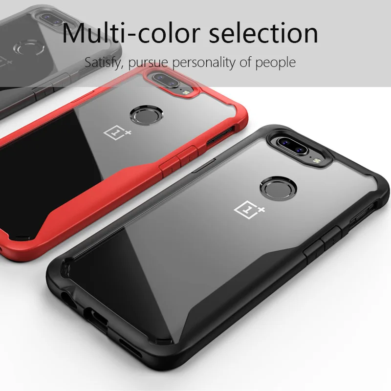 

For OnePlus 5 OnePlus5T Case Soft Silicone+Transparent PC Armor Back cover Case for OnePlus 5T OnePlus5 Full Cover Phone Shell