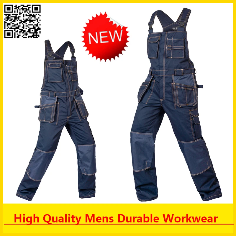 High Quality Men's cargo workwear work wear work overall free shipping
