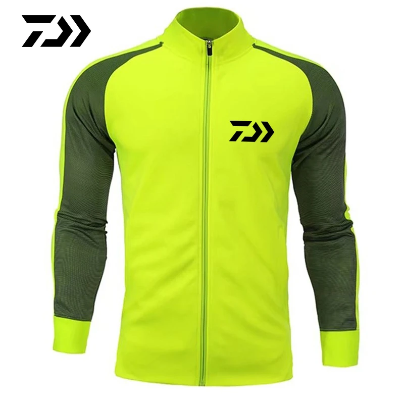 

2019 Spring Autumn Clothes Fishing Jacket Stand Neck Patchwork Comfortable Sport Thermal Camping Outdoor Fishing Clothing