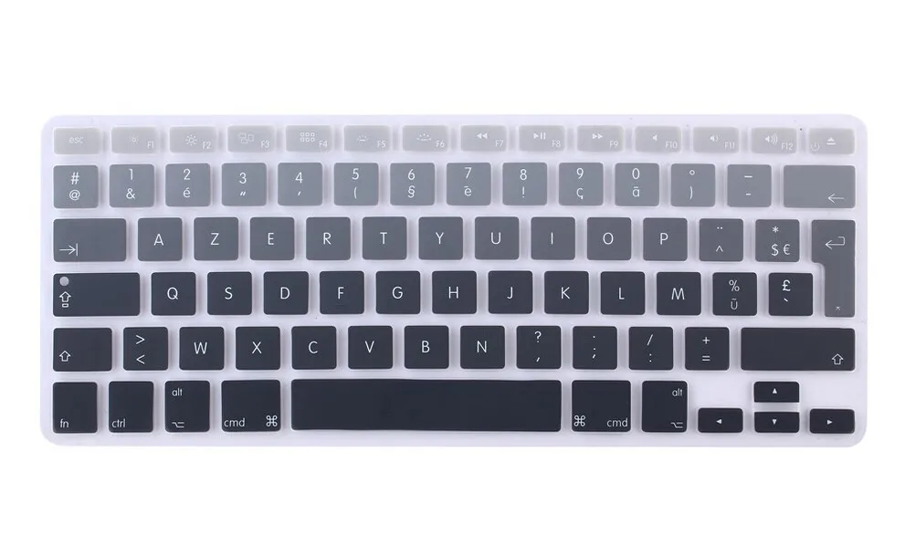 Для MacBook Pro 1" 15" 1" A1278 A1286 A1297 Радуга клавир FR Французский клавиатура azerty кожного покрова плёнки для MacBook Air 13"