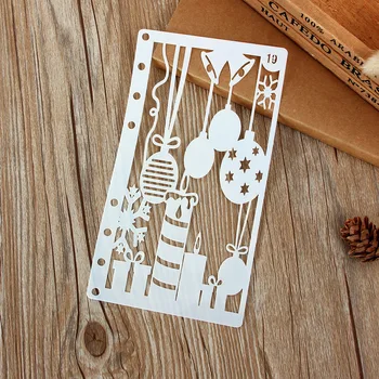 

A6 Party Balloon Bell DIY Craft Layering Stencils Painting Scrapbooking Stamping Embossing Album Paper Card Template