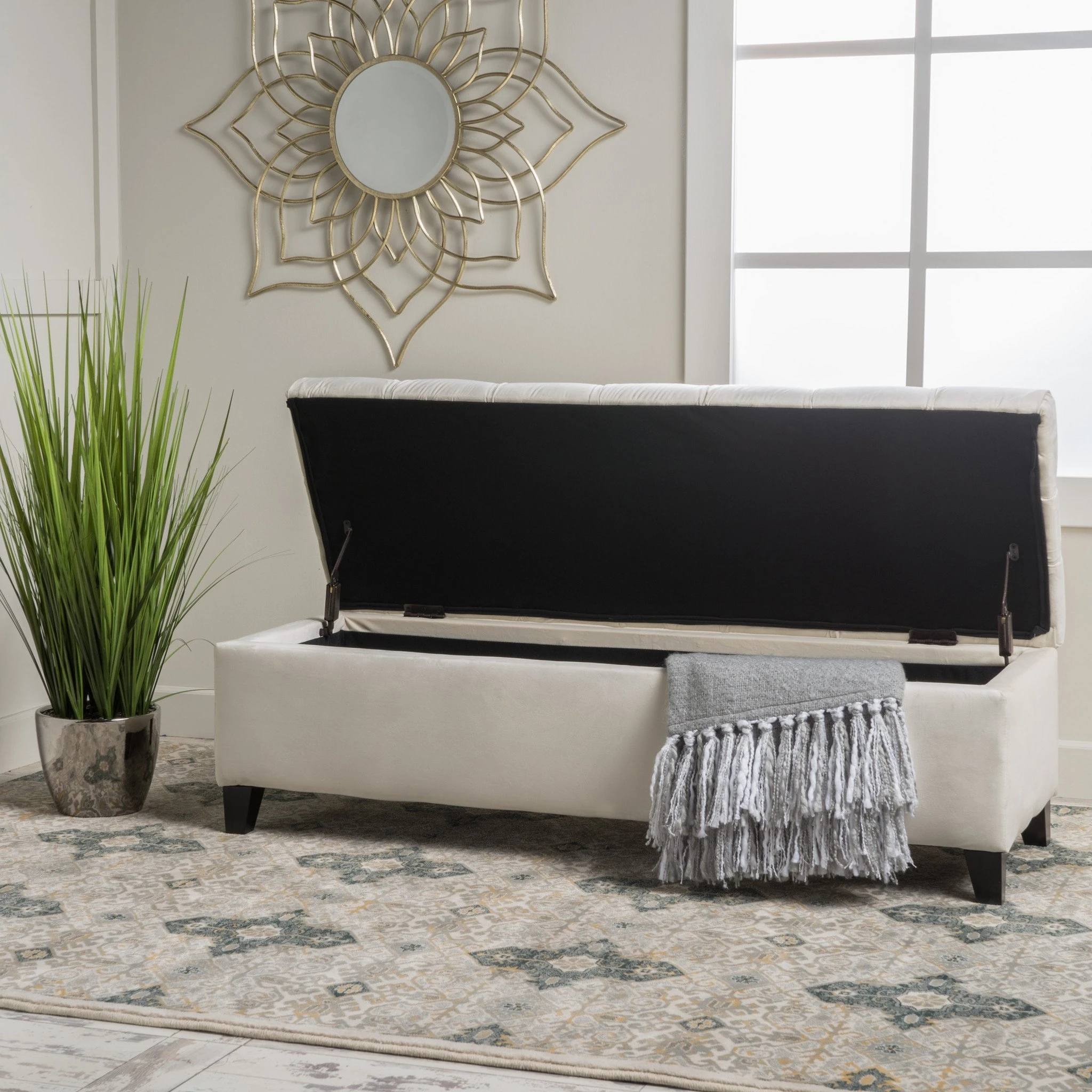 Charleston New Velvet Tufted Storage Ottoman (4)