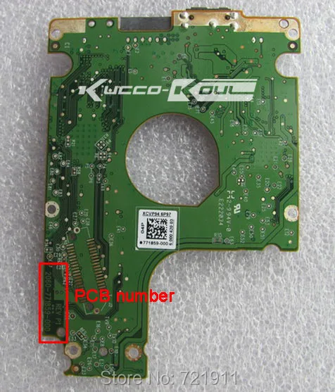 

HDD PCB logic board circuit board 2060 771859 000 for 2.5 inch USB hard drive repair hdd date recovery WD5000LMVW