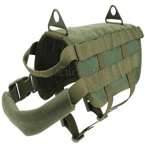 

Army Airsoft Tactical Military Molle Combat Patrol K9 Dog Training Harness Law Enforcement Dog Vest Hunting Airsoftsports Gear