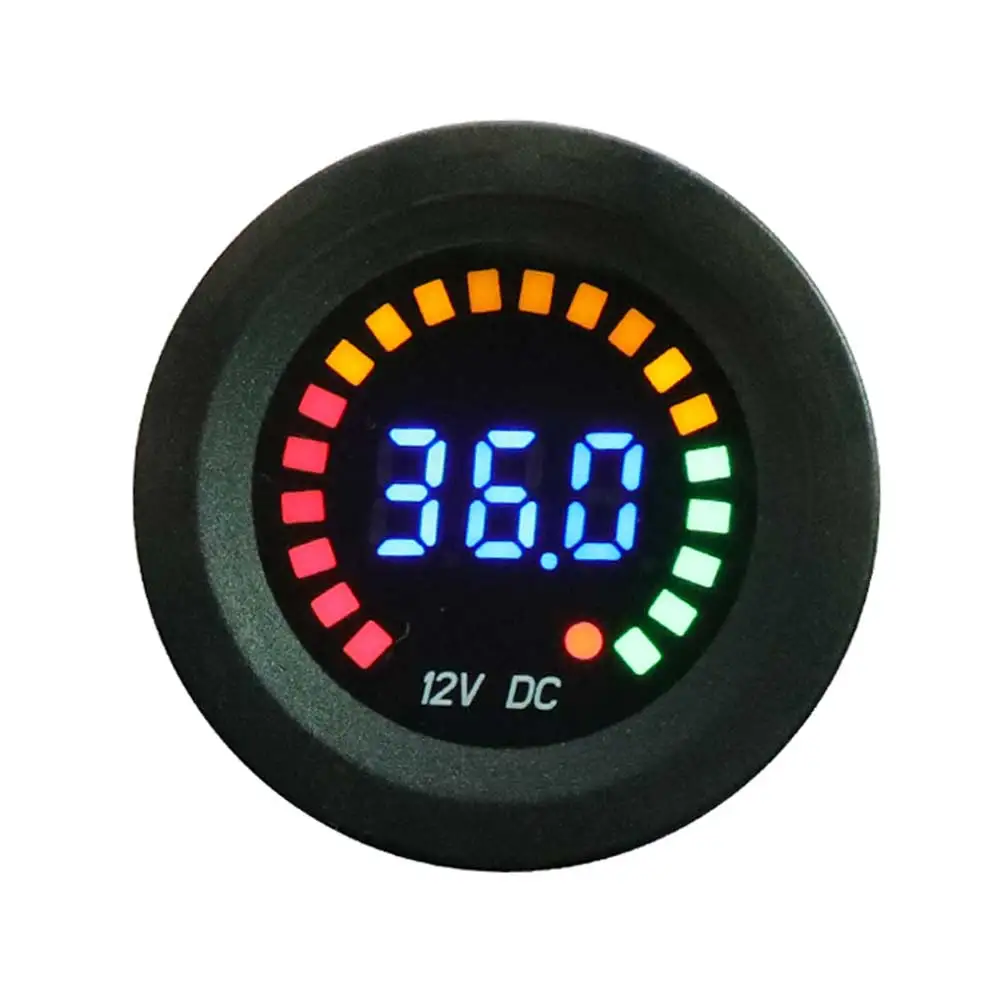 

Universal DC 12V Car Motorcycle LED Digital Voltmeter Voltage Gauge Meter Monitor Panel Display High Quality Car Styling
