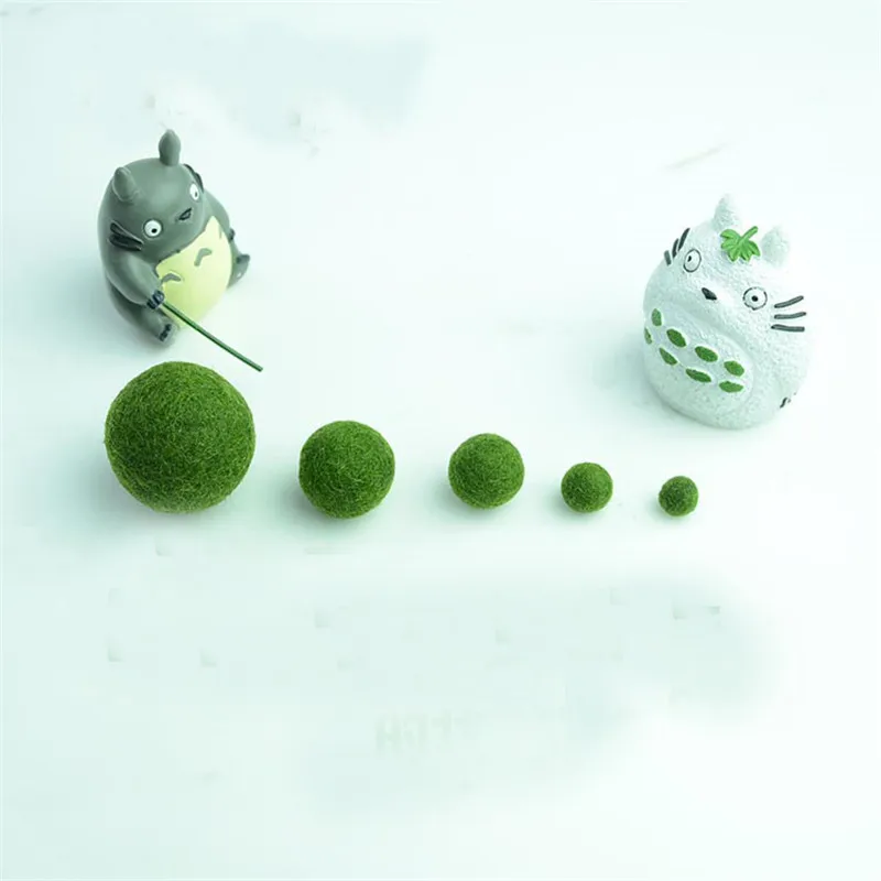 XBJ031 японский мох Marimo мяч 1 шт. Aegagropila linnaei Syn. Cladophora aegagropila, водные растения для аквариума для террариума