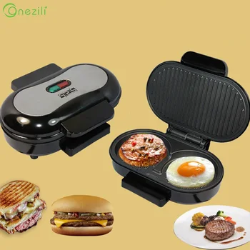

Household Mini Portable Steak Hamburger Machine Egg Fryer Sandwich Bread Breakfast Maker 220V/50 Hz Electric Barbecue Machine