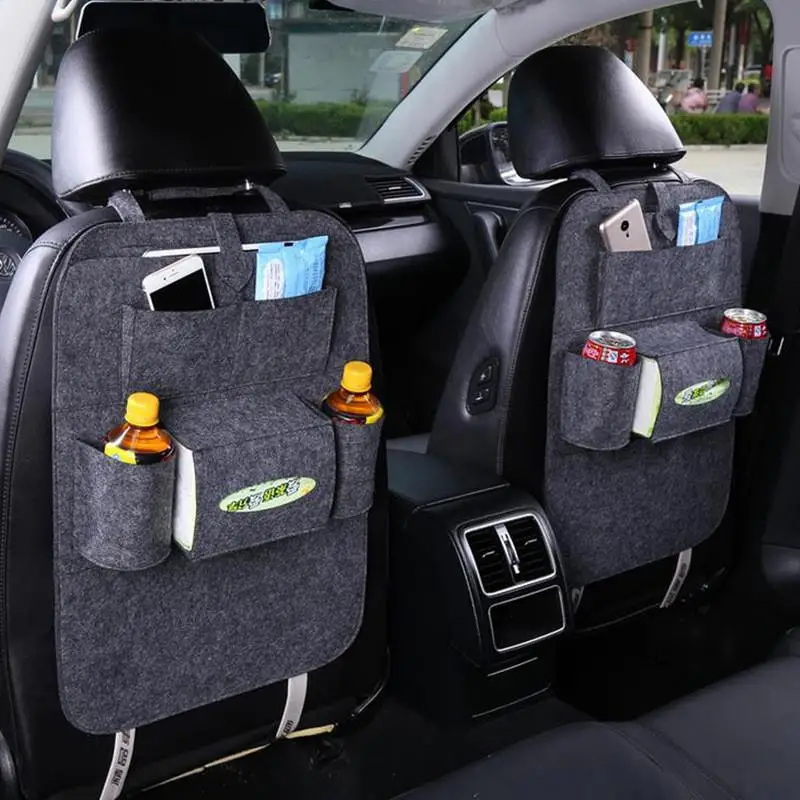 Многофункциональная автомобильная сумка для хранения на заднее сиденье спинка защита карманов Органайзер Авто Органайзер аксессуары для сидений Asiento Almacenaje
