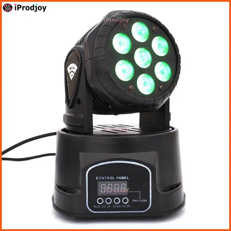 

7X12W Moving Head Wash Led Mini Music Sound Light Stage Christmas Party lumiere Laser Show Disco Dj Dmx Lamp Rgbw Licht
