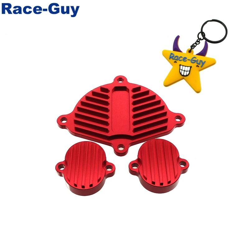 

Red Alloy Cam Cover Valve Cap Dress Up Kit For Chinese YX 160cc 1P60FMK 150cc 1P60FMJ Engine Pit Dirt Bike Motorcycle