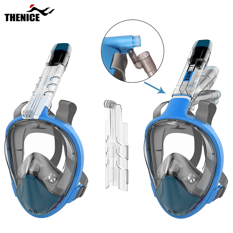 Дайвинг маска, трубка складной дайвинг подводной охоты МОРСКИЕ Маска для дайвинга противотуманные маска для лица для плавания Дайвинг