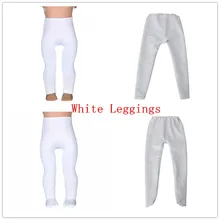 2 color White Leggings Tight Pants Fit 18 Inches American Girl Doll Baby Doll Clothes Accessories