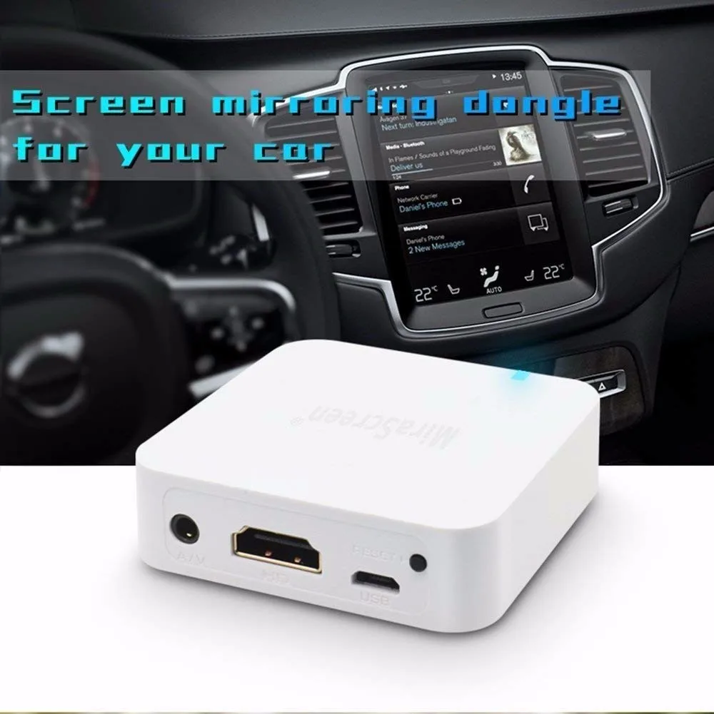 MiraScreen X7 PRO Airplay Box, зеркальный ключ, поддержка Wi-Fi 1080 P, мини смарт-автомобиль, мультимедийный дисплей, устройство, автомобильные аксессуары