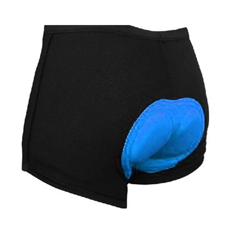 Silicone blue man Велосипедное нижнее белье мешковатые велосипедные короткие губки с наполнителем силиконовая подушка против пота быстросохнущие шорты унисекс для взрослых велосипедная одежда - Цвет: Silicone blue man