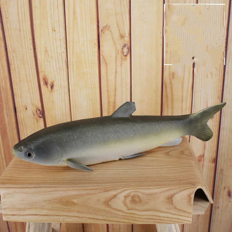 

PU Simulation Fake Grass Carp Fish Model Decorations Simulation Food