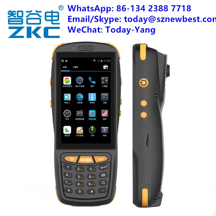 Горячая продажа 4 дюймовый сенсорный экран qr код сканер штрих кода PDA с 4G Wifi