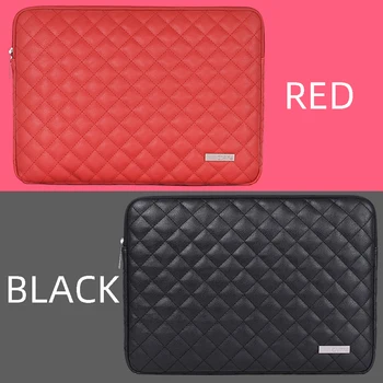 

Men Women PU Leather Laptop Sleeve Bag for Macbook Dell HP 13 14 15 inches Laptop Notebook Computer Case for Matebook Macbook 13