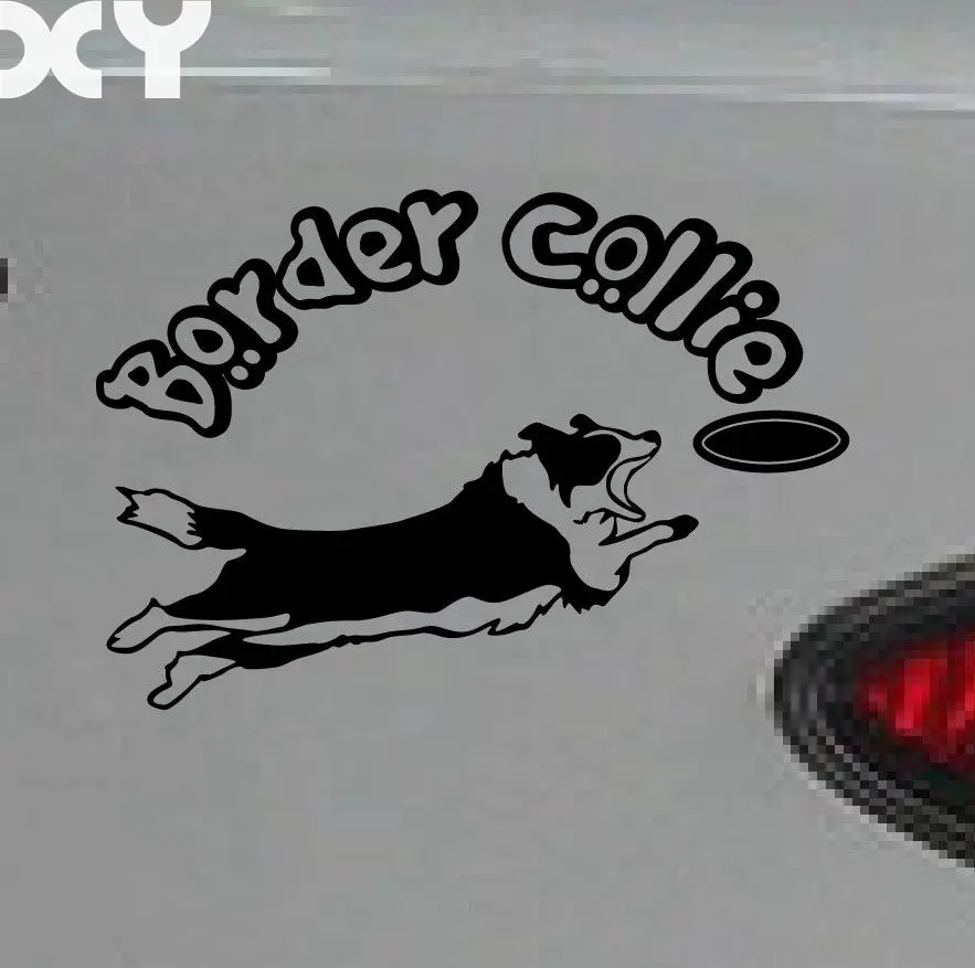 Забавная светоотражающая лента Border Collie Стикеры для автомобилей забавные