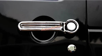 

Chrome Side Door Handle Cover Trim 6Pcs For Jeep Wrangler Rubicon Jk 2007-2015 2 Doors