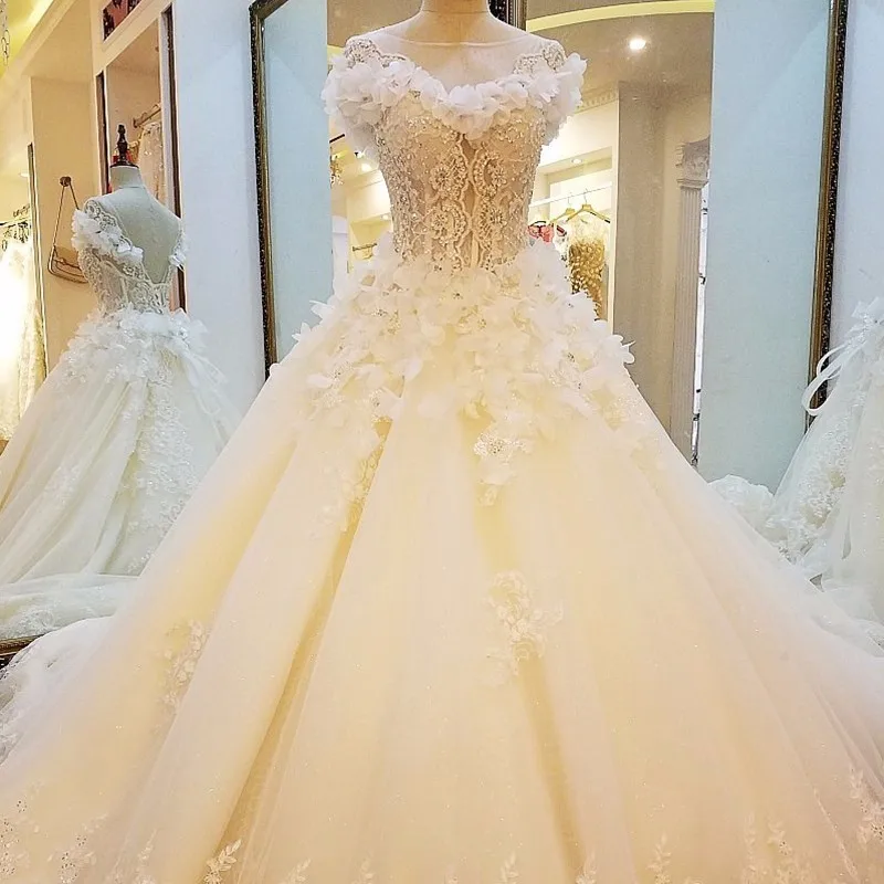 2018 pink flower beading lace wedding Dress pink flower lace beading 2018 pink flower beading lace wedding Dress pink flower lace beading