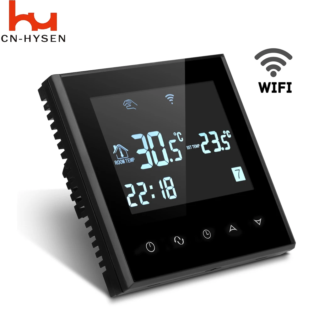 Hysen Memory Function Touch Screen Lcd Weekly Programmable Smart Home