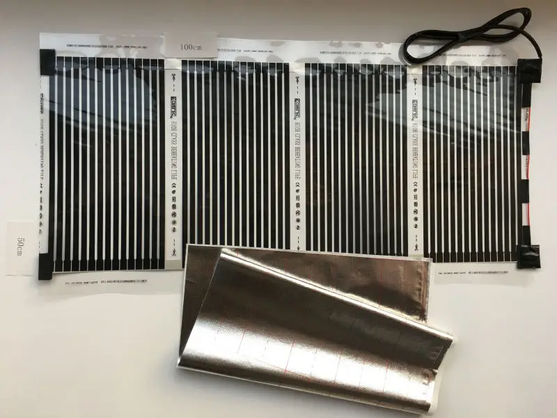 New Shipping Free 50cm*100cm (0.5m*1m) Far Infrared Electric Floor Heating Films With 1.5M Cable 220VAC 110W New Shipping Free 50cm*100cm (0.5m*1m) Far Infrared Electric Floor Heating Films With 1.5M Cable 220VAC 110W