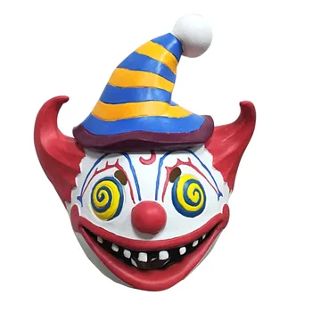 

1Pcs High-grade latex Halloween cosplay Clown styling mask Inverse Masquerade scare Halloween mask party latex mask