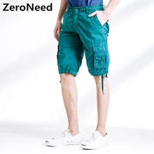 Высококачественные шорты Карго Повседневная брендовая одежда бермуды свободные рабочие шорты камуфляжные однотонные мужские шорты 245