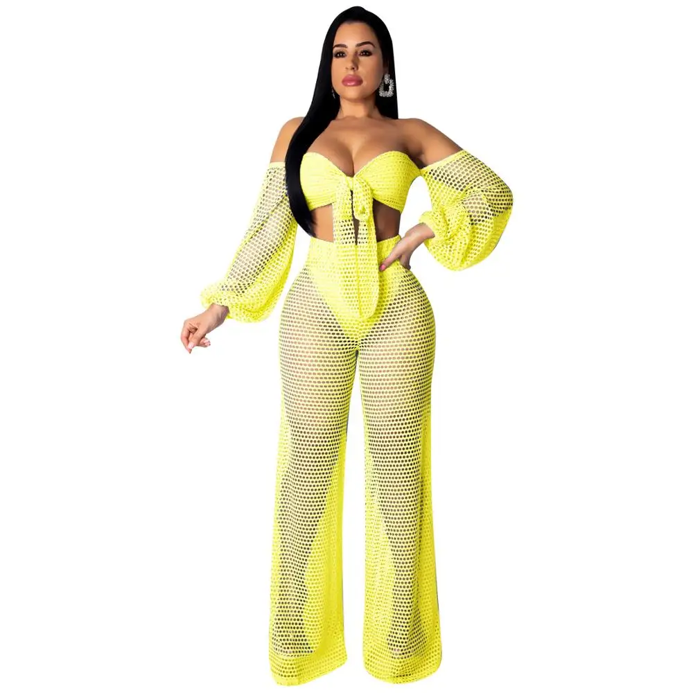 

Women Three Piece Sets Sexy Beachwear Popular Tie Dyed Printing Mesh Suits Wrap Tops+Long Skirt+Sleeve Playsuit Summer Bodysuits