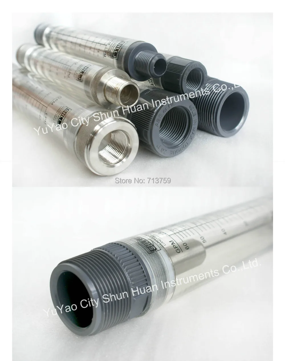 LZM-50G акриловая трубка типа ротаметр расходомер гидрометр, Датчик ...