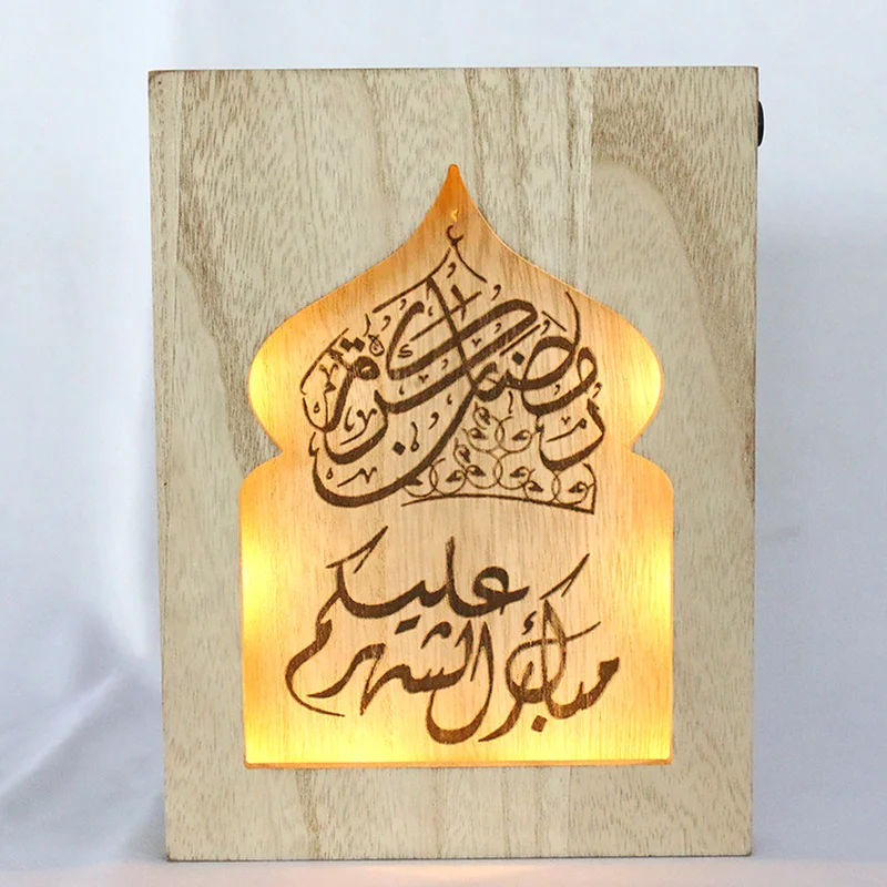 

LED Lights New Happy Eid Mubarak Decor for Home Ramadan Decoration Eid Mubarak Gift for Ramadan Et Eid Decorations Islam Kareem
