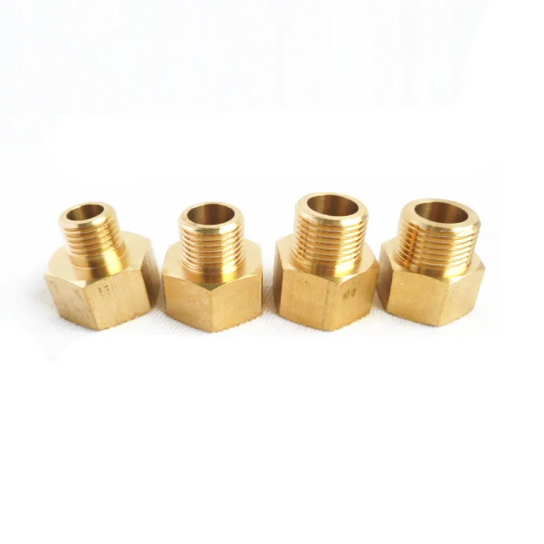

1/8" 1/4" 3/8" 1/2" BSP Threaded Male to Female M/F Threaded Brass Connector Coupler Adapter Brass Plumbing Pipe Fitting