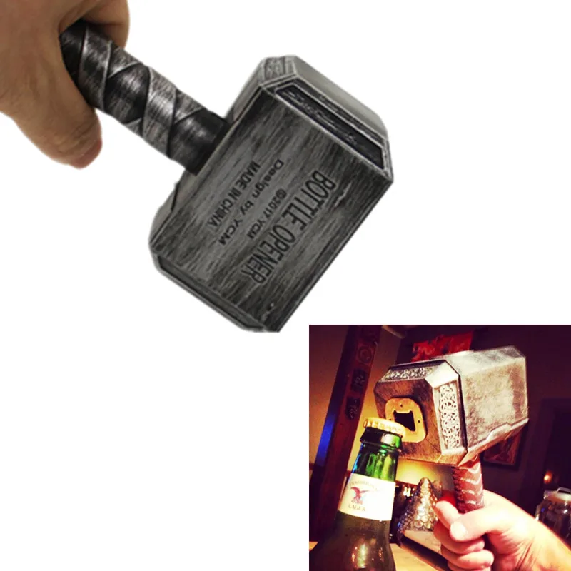 

The Hammer of Thor Opener Bottle Beer Openers Wine Beer Bottle Opener Keychain Destapador 2019 Avengers 4 Endgame Raytheon Thor