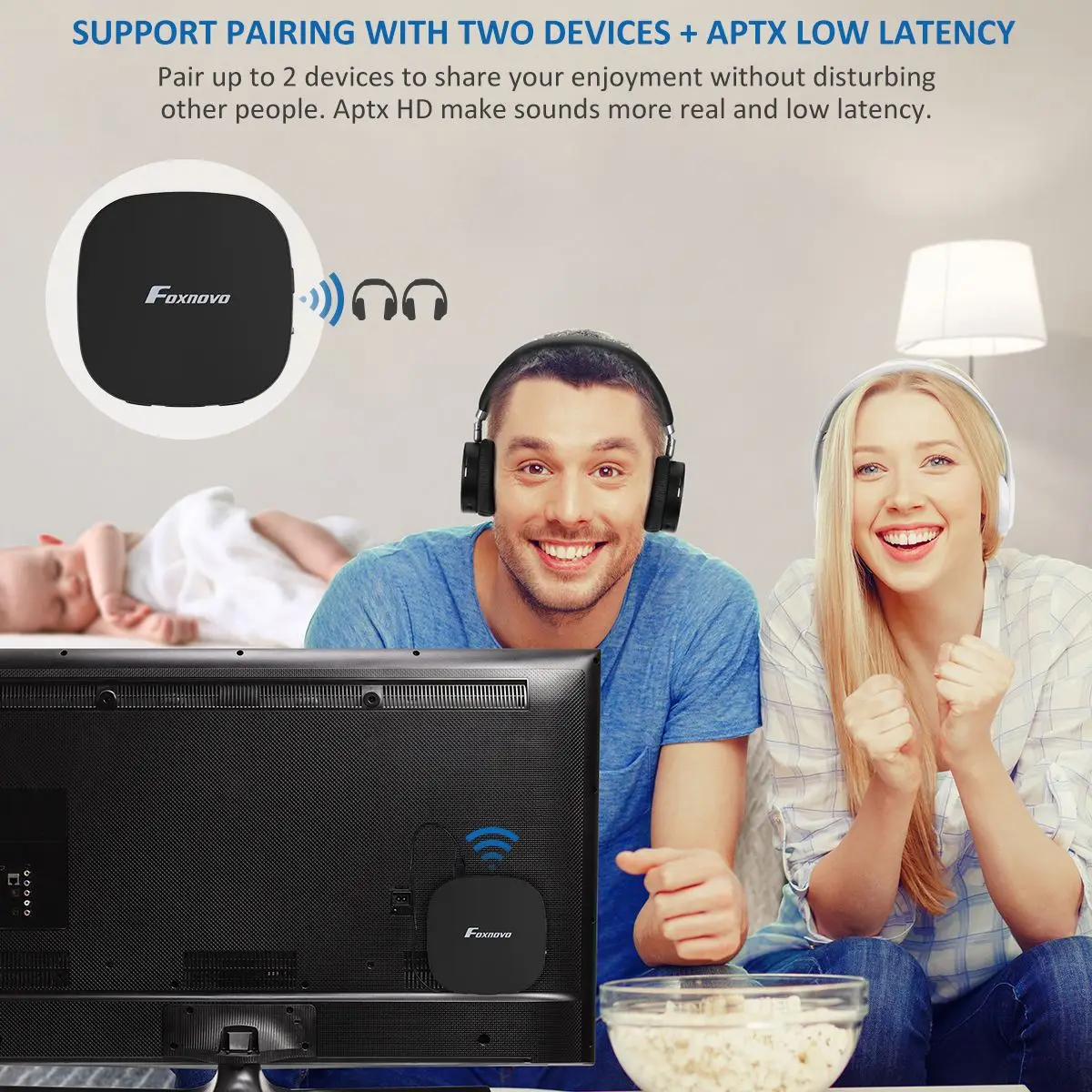 Беспроводной адаптер CSR8675 Bluetooth 5 0 приемник передатчика APTX HD LL RCA для домашней