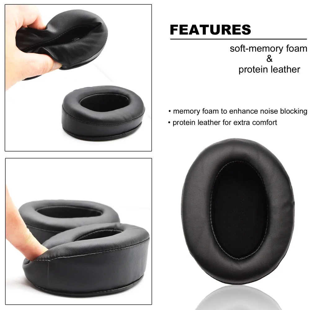 Угловая пенопластовая Earpad подходит для больших накладных наушников AKG HifiMan ATH Philips