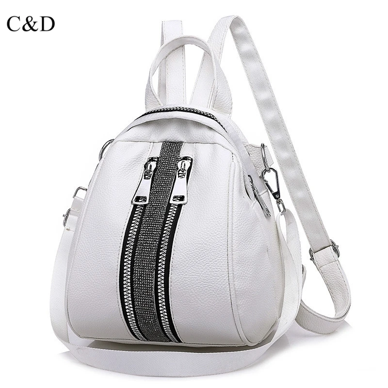 

C&D Luxury New PU leather women's shoulder bag popular women's backpack Japanese women's bag