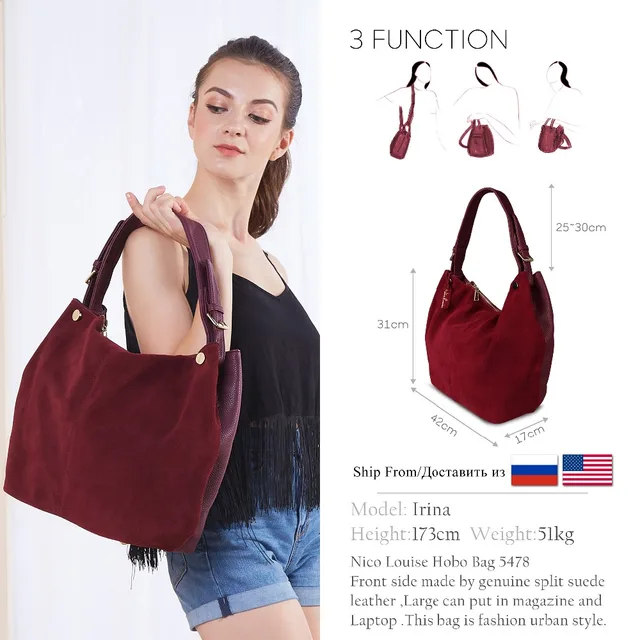 Women Hobo Bag New Design Leisure Large Shoulder Bags Shopping Casual Handbag 1